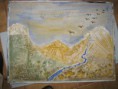 Las montañas de mi valle (Pintura al fresco)